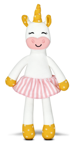 Tiny Dancing Unicorn - White