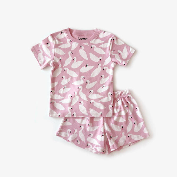 Shirt + Short Set - Swan | Lemonade