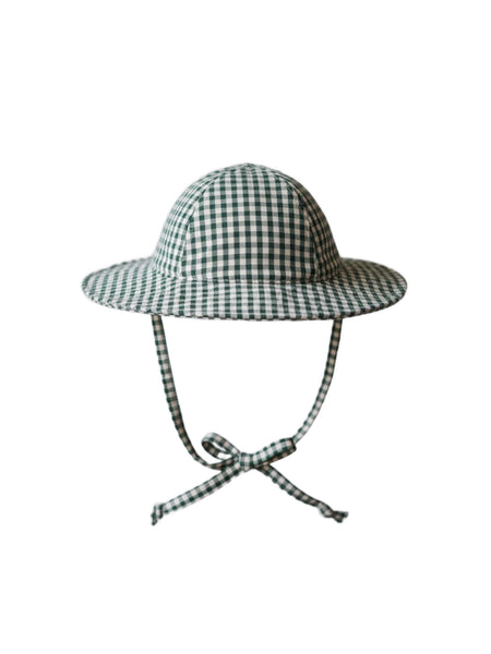 Seersucker Sun Hat - Laguna Gingham