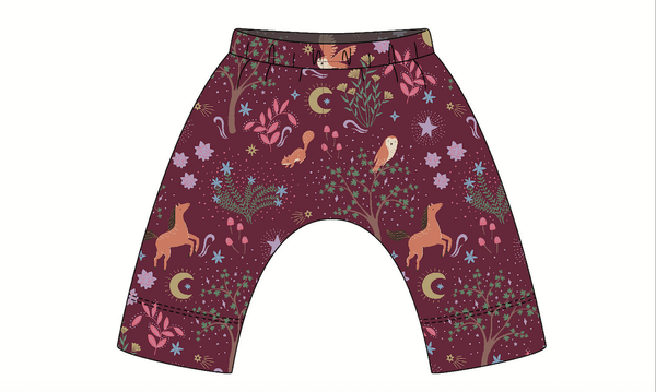 Bamboo Blend Layette Pant - Woodland Dreams