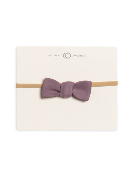 Cotton Dainty Bow - Grape