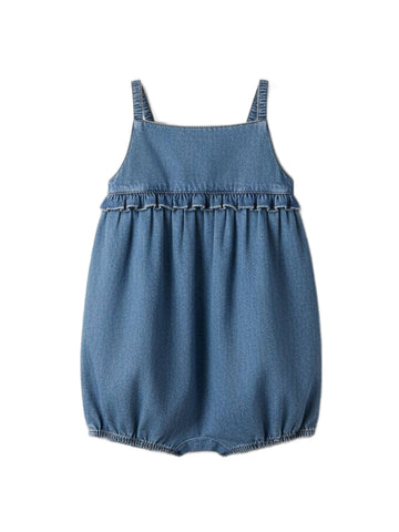 Gemma Chambray Bubble Romper
