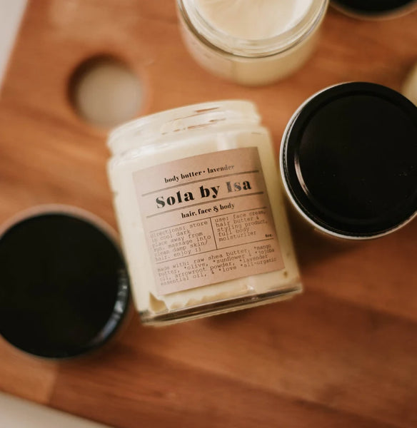 Vegan Body Butter Vanilla Lavender 4oz