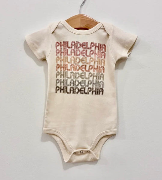 Retro Repeat Philadelphia Onesie