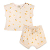 Lemon Baby Top + Shorts Set (Organic Jersey)