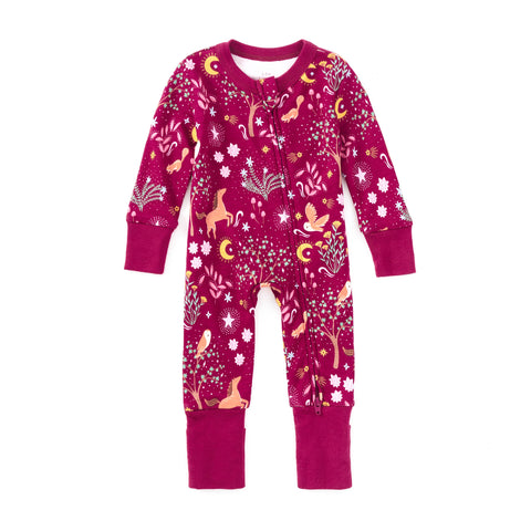 Bamboo Blend Convertible Coverall - Woodland Dreams