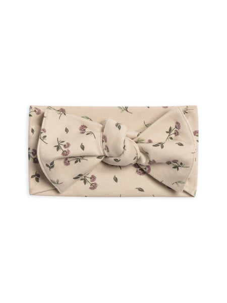 Hattie Bow Wrap - Betty Floral / Purple Olive