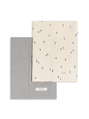Bent + Mist - Muslin Burp Cloths (2-Pack)
