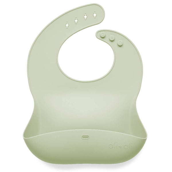 Silicone Bib - Light Sage