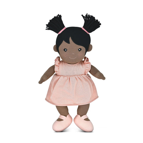 Organic Baby Doll Mia in Dusty Rose