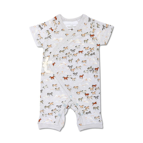 Bamboo Blend Kimono - Wild Horses