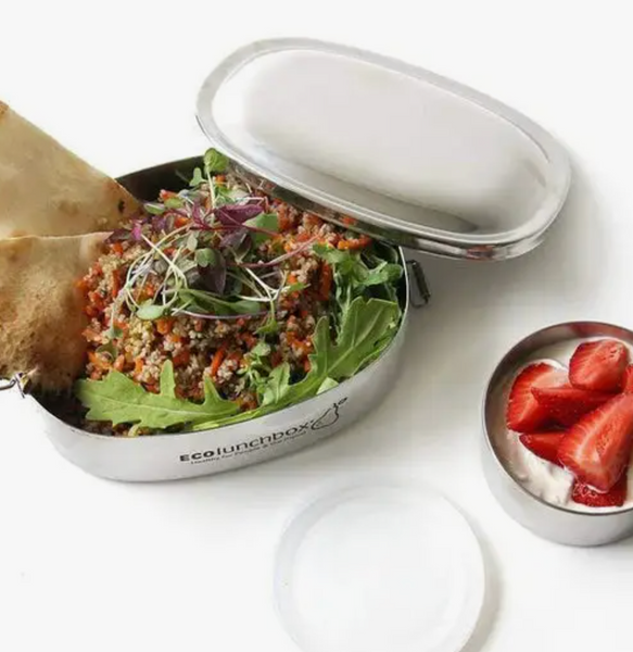 Oval Container + Snack Cup