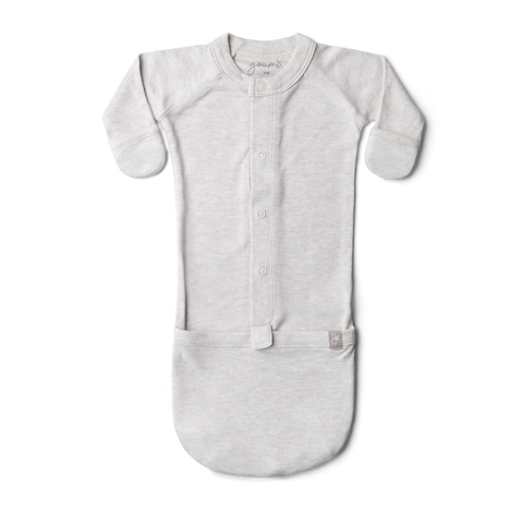 Convertible Gown - Storm Gray (0-3 Months)
