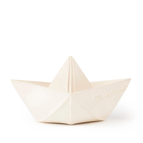 Origami Boat, White
