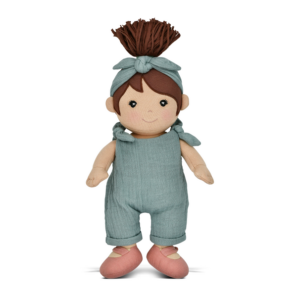 Organic Baby Doll Paloma in Teal
