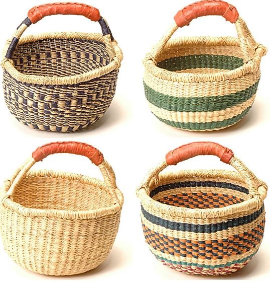 Small Market Basket (Bolga Basket)