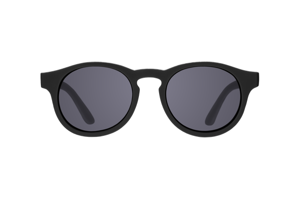 Jet Black Keyhole Kids Sunglasses