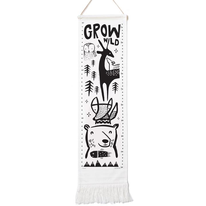 Canvas Growth Chart - Woodland
