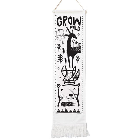 Canvas Growth Chart - Woodland