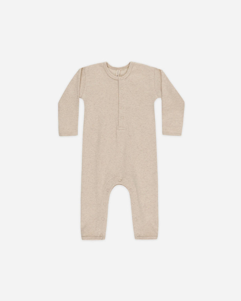 Ribbed Baby Jumpsuit Taupe
