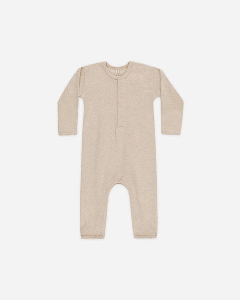 Ribbed Baby Jumpsuit Taupe