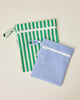 Green & Blue Striped Wet/Dry Bag (2 sizes sold separately)