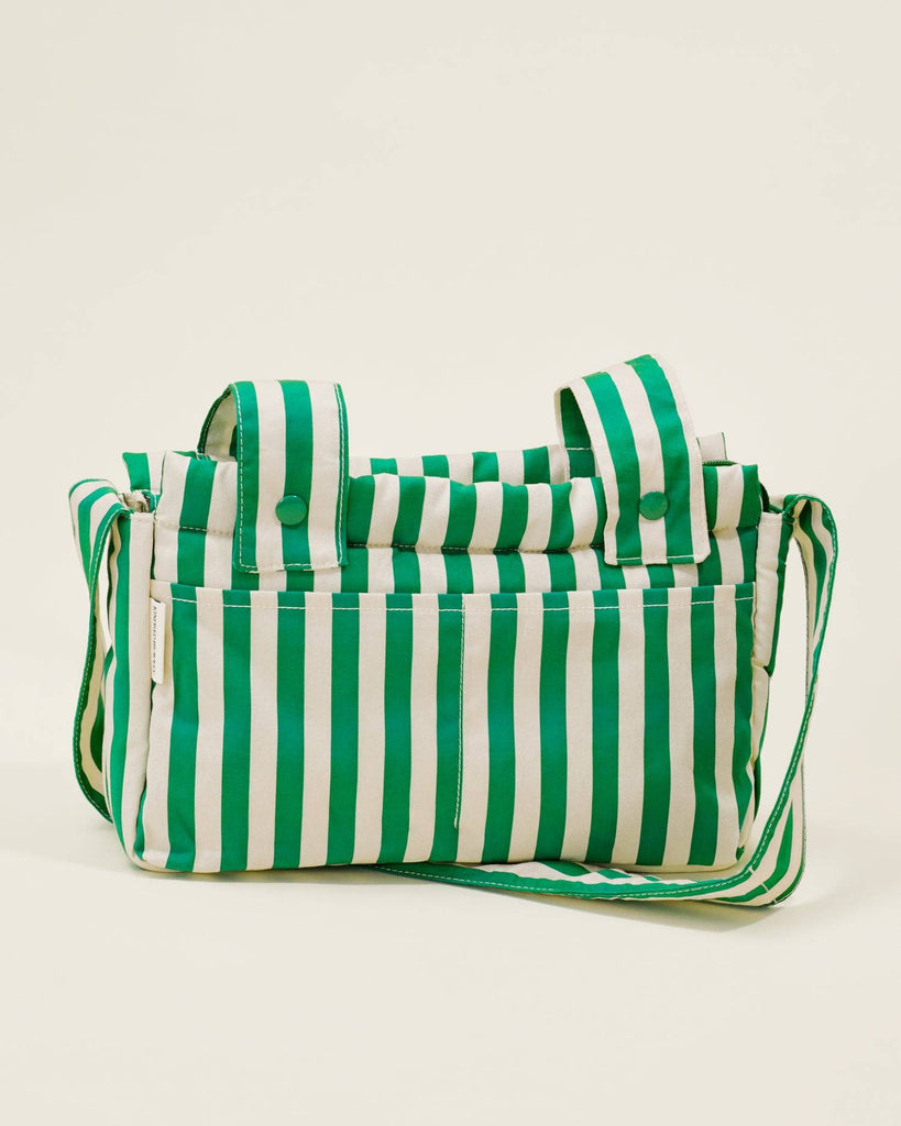 Stroller Party™ Caddy Bag: Green Stripe