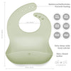 Silicone Bib - Light Sage