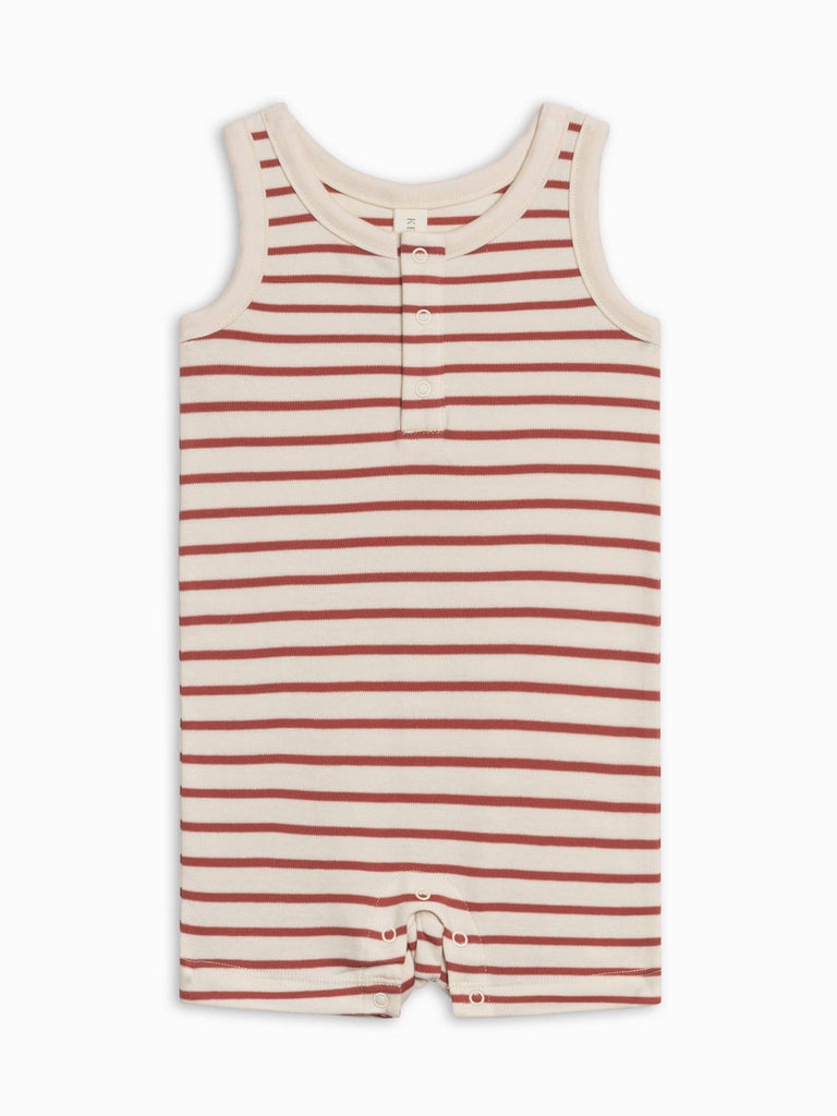 Nile Romper - Ron Stripe / Barn