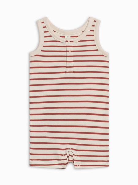 Nile Romper - Ron Stripe / Barn
