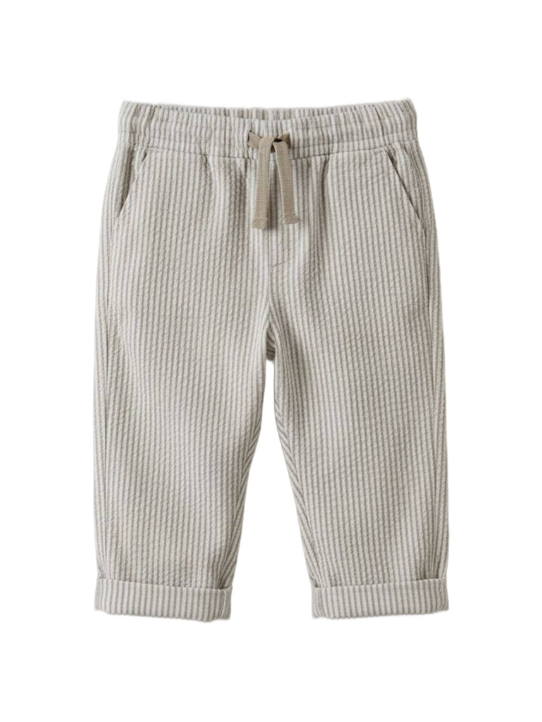 Merrit Seersucker Pant - Dune Stripe