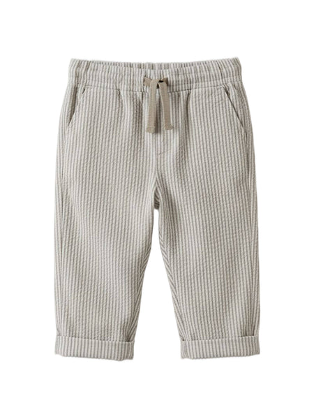 Merrit Seersucker Pant - Dune Stripe