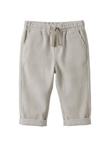 Merrit Seersucker Pant - Dune Stripe
