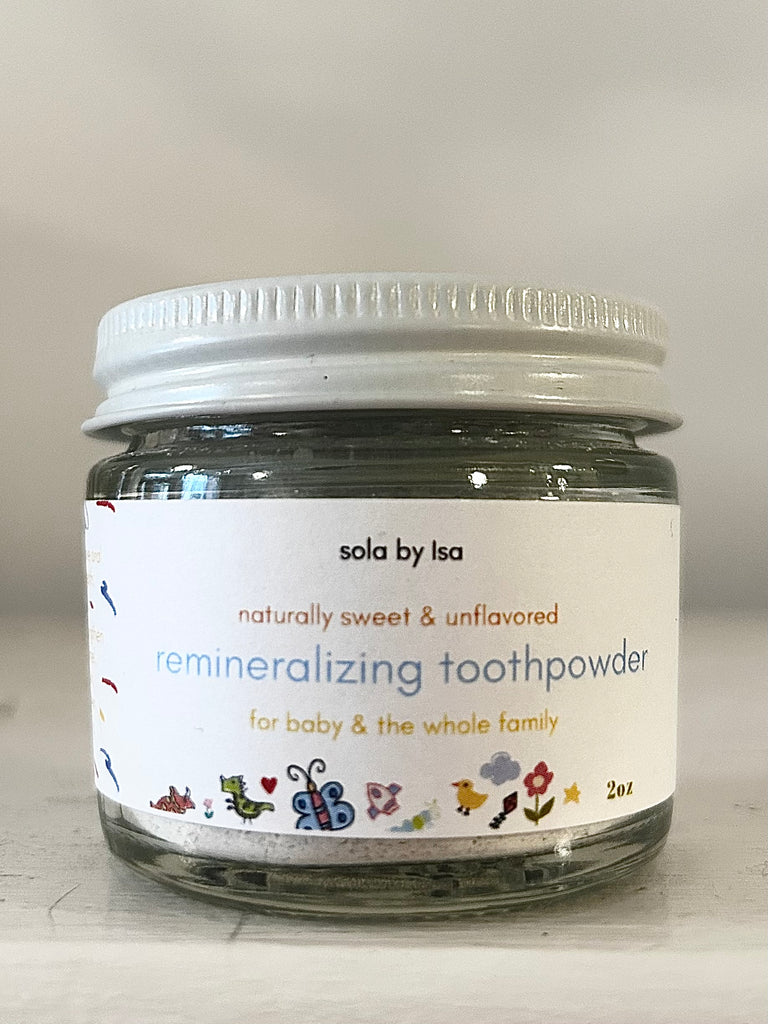 Natural Remineralizing Toothpowder (Kid Friendly)