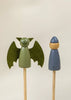 Set of 6 Wooden Puppets 