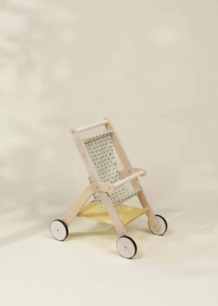 Wooden Dolls’ Stroller
