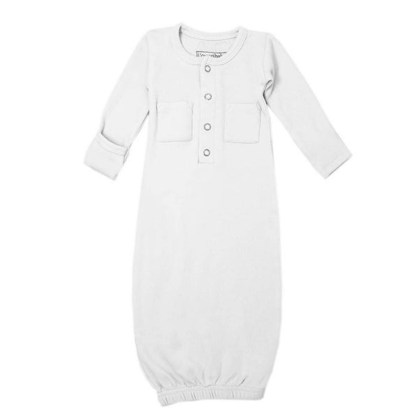 White Organic Gown | White