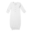 White Organic Gown | White