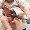 Charcoal Pacifier Clip