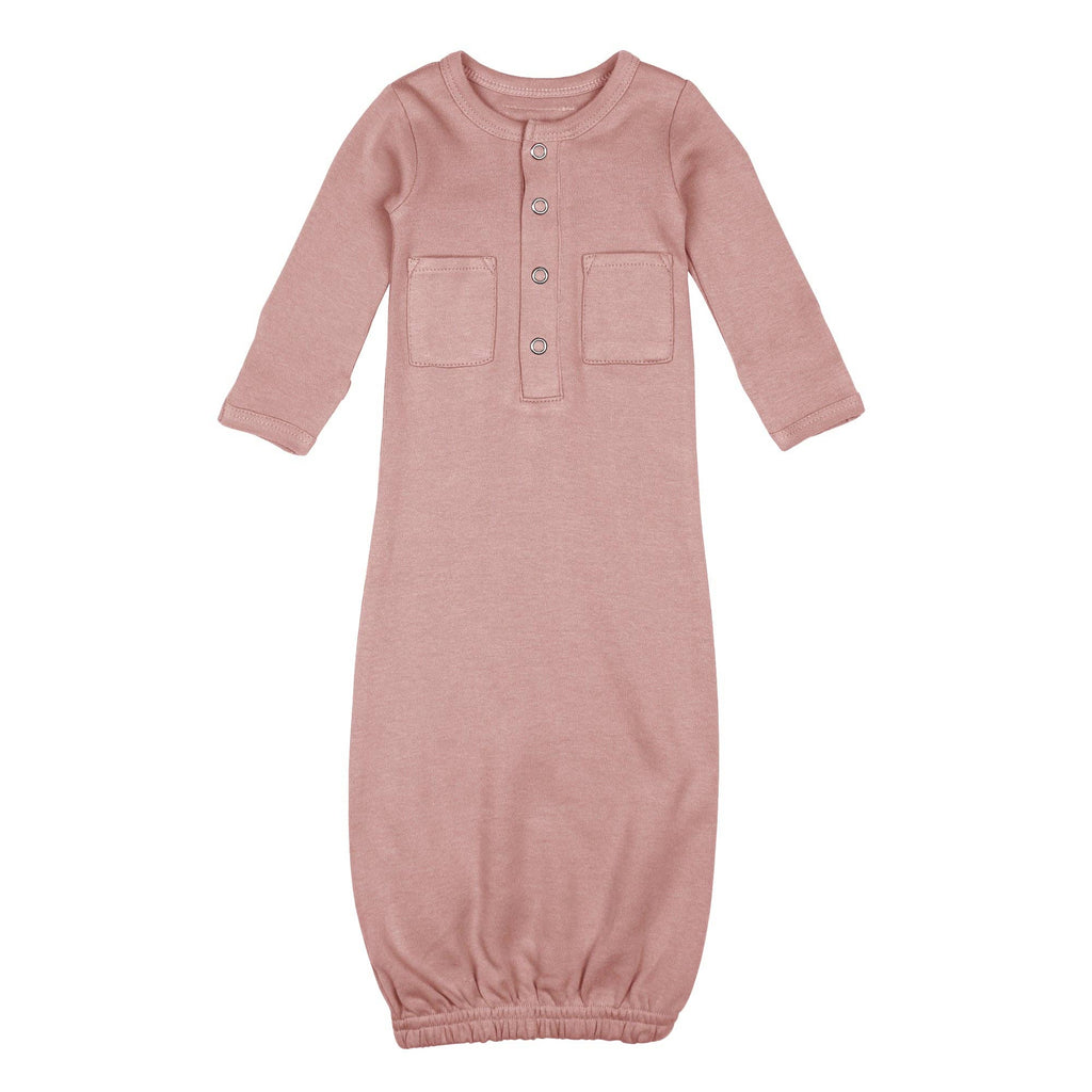 Organic Gown | Mauve