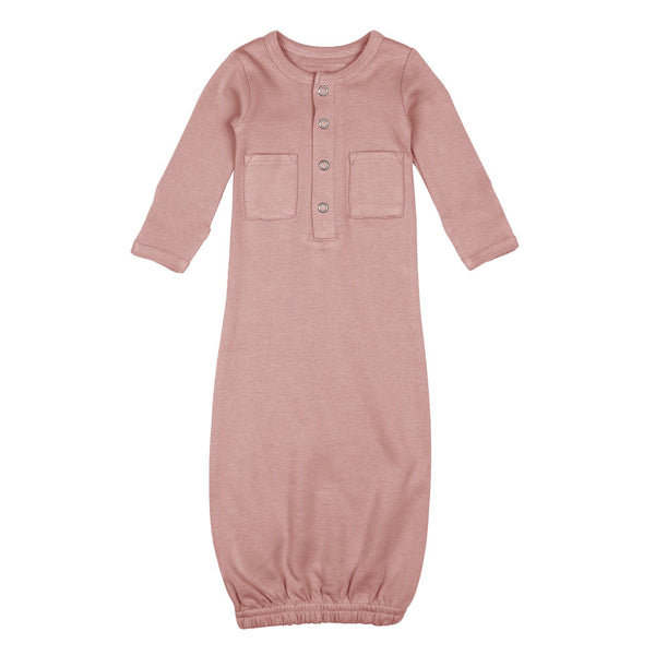 Organic Gown | Mauve