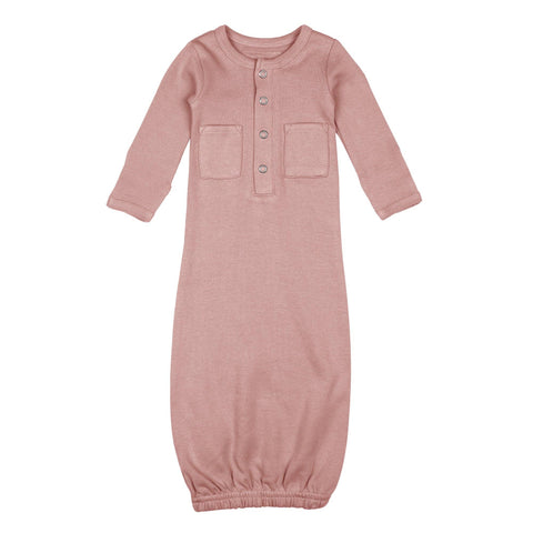 Organic Gown | Mauve