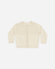 Knit Cardigan Heathered Natural
