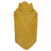 Organic Hooded Baby Towel Rabbit Sun Yellow
