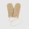 Wool Sherpa Mittens - Soft Sand