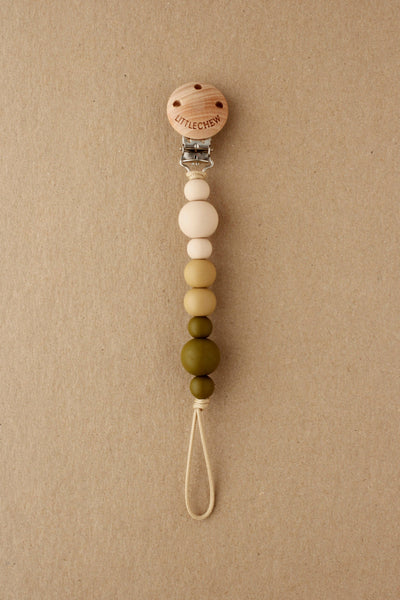 Pacifier Clip - Kira | Moss