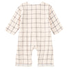 Muslin Patch Pocket Romper - Cabin Plaid