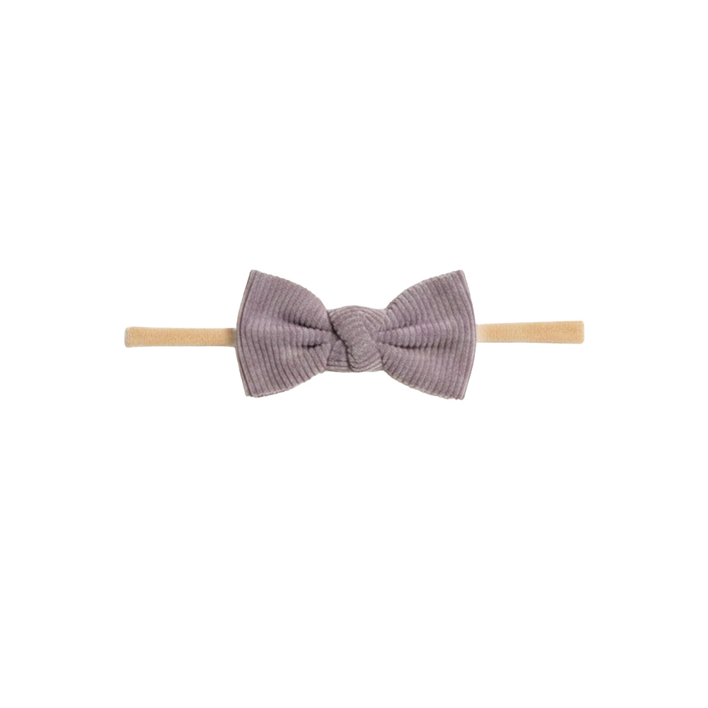 Corduroy Dainty Bow - Lavender
