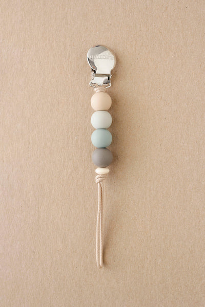 Pacifier Clip  - Ali | Steel