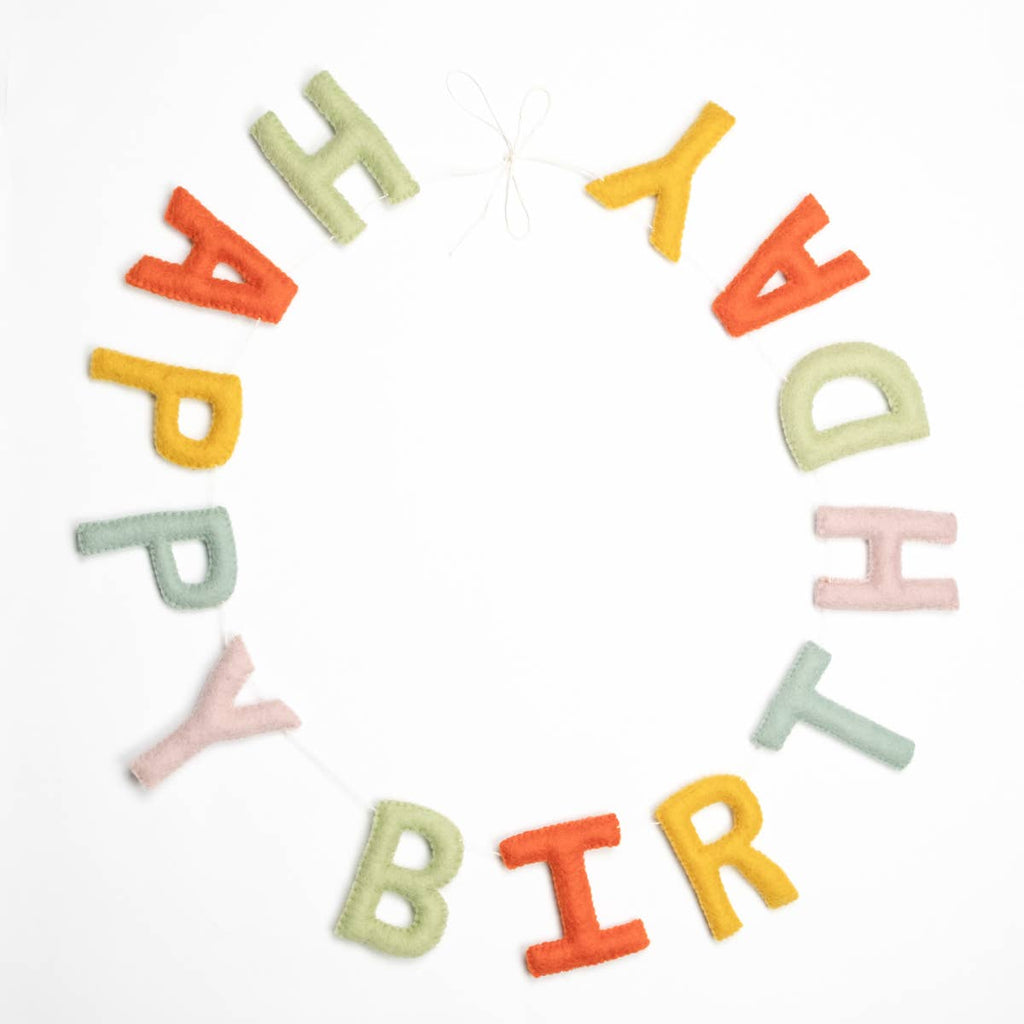 Happy Birthday - Garland Banner